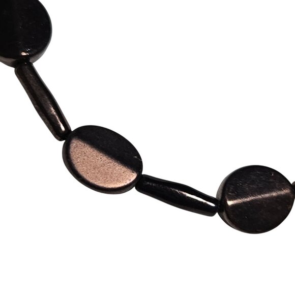 Hematite Stretch Bracelet Geometric Beads Positive Energy Fashion Jewelry Women - Picture 2 of 3